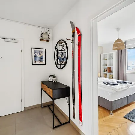 Zentrales Park-side - 2br - Free Parking - 2 Balkone