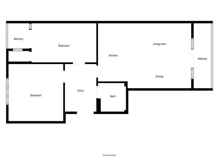 Zentrales Park-side - 2br - Free Parking - 2 Balkone 그라츠